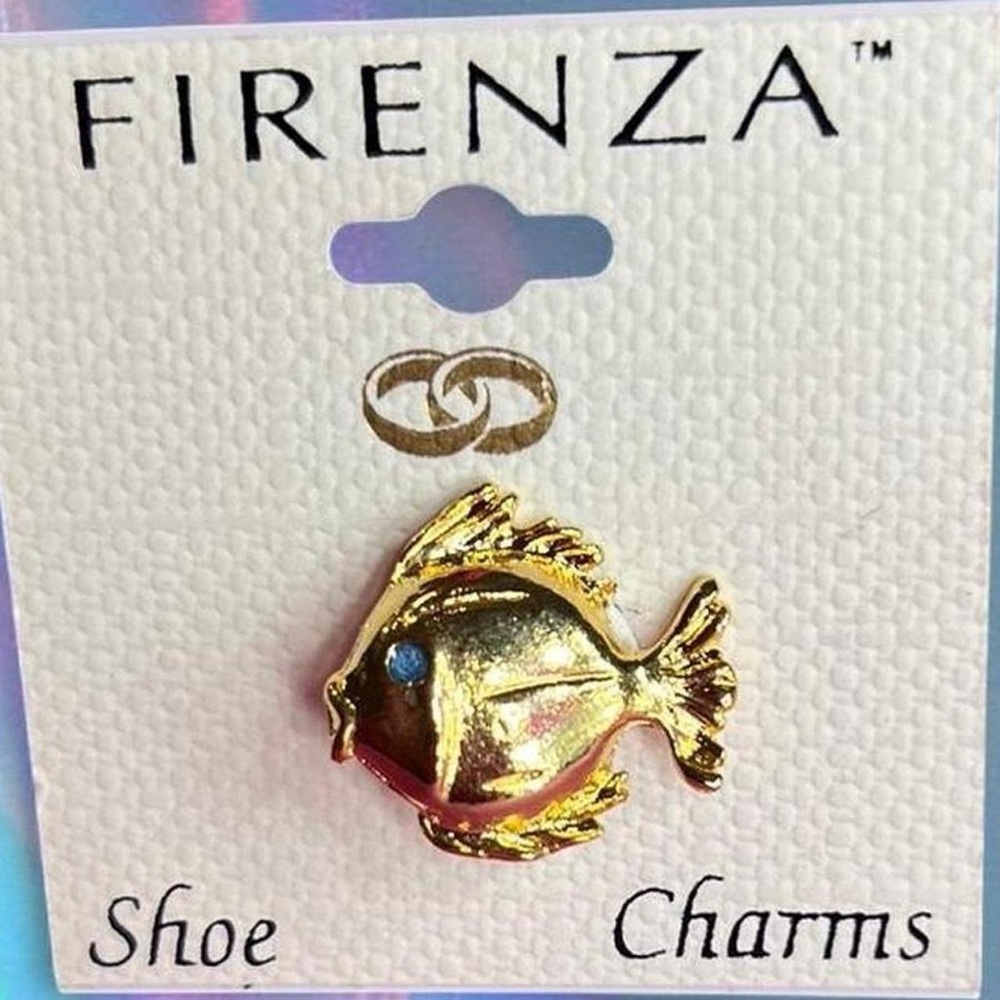 Vintage Firenza Gold Fish Shoe Charm